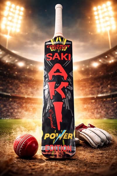 SAKI Coconut 2025 Cricket Bat (Power Edition) – Almost New