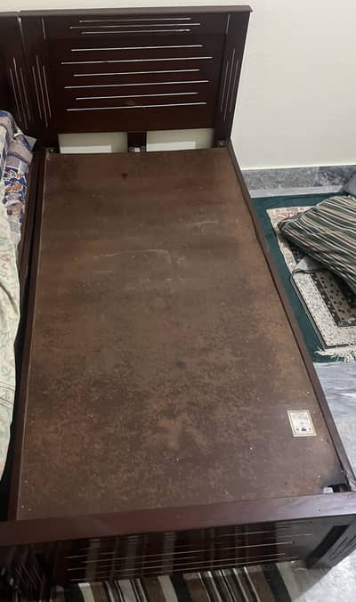 Original Akhrot wood bed (single)