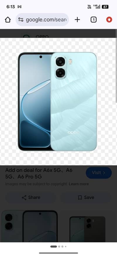 Oppo A6x only few hours used