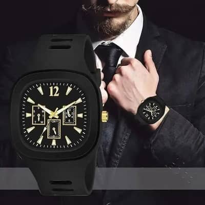 Mens square watch