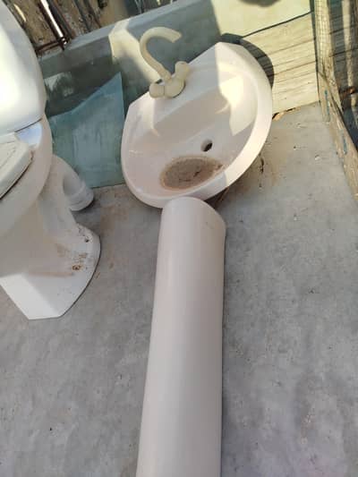 Wash basin and Commode