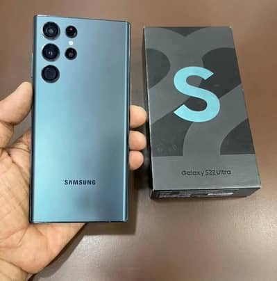 Samsung Galaxy S22 Ultra 12/512 Complete Box Urgent Sale Connect Wtp