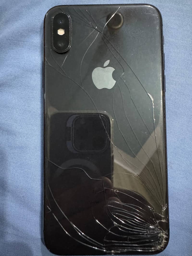 Iphone x back break 0