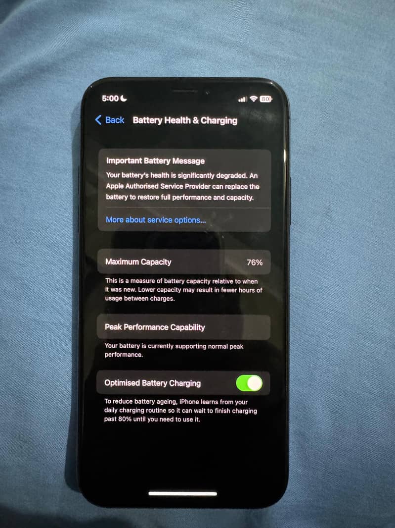 Iphone x back break 1