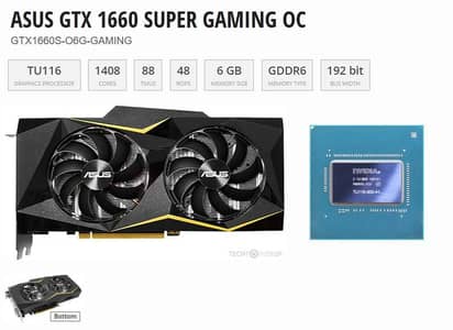 ASUS GTX 1660 Super Gaming OC