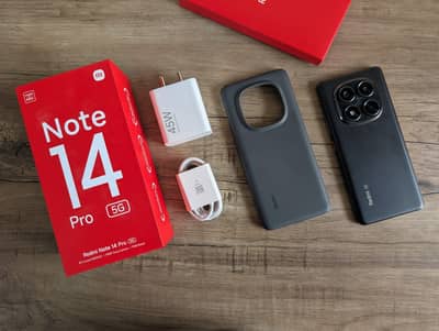 Xiaomi Note 14 Pro-5G India Box Charger Sim Time Available