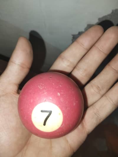A Snooker Ball 7 Number For Sale. . . . . .