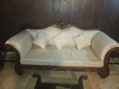 sofa set available 3+2+1 seater make in solid @Shesham wood 