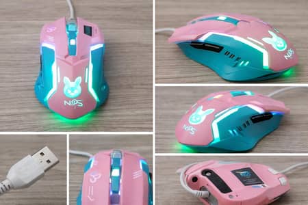 RGB Gaming Mouse | LED Light | USB Wired | Smooth Performance