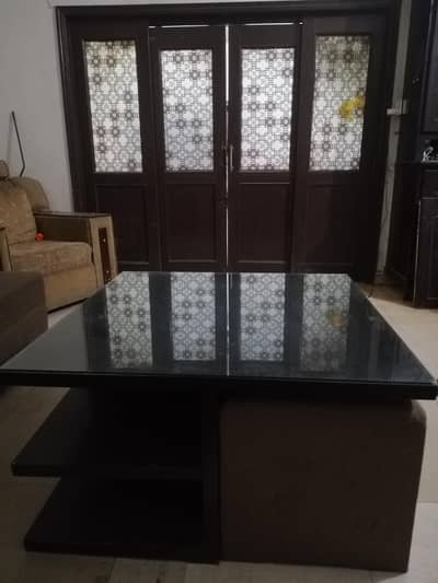 Beautiful Centre Table with 2 seats