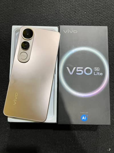 Vivo V50 lite 5G 12/256 Complete Box Urgent Sale Connect What s App