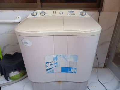 Haier semi automatic washing machine