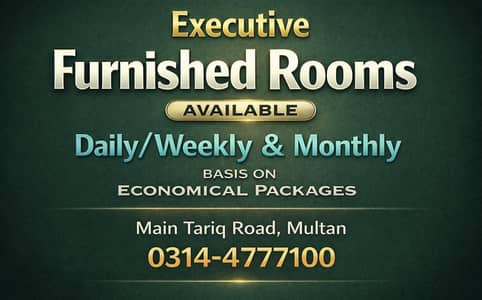 Executive Furnished Room(Tariq road Multan