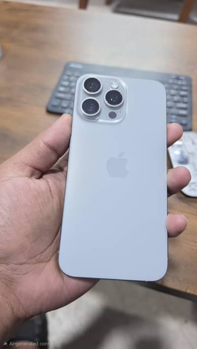 iPhone 15 Pro Max 256GB - Natural Titanium (Official PTA Approved)