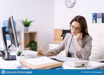 Lady Office Assistant