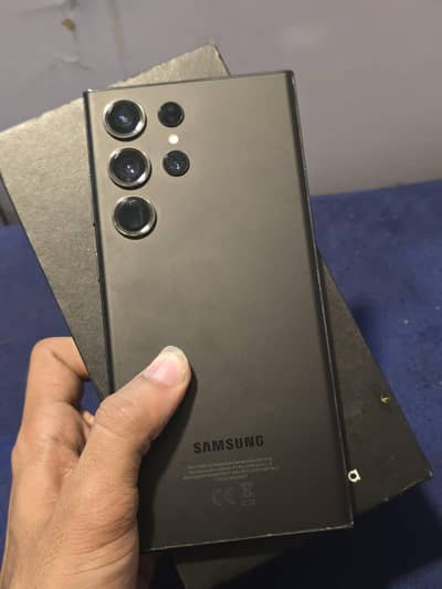 Samsung S23ultra official  box approved Back imei match