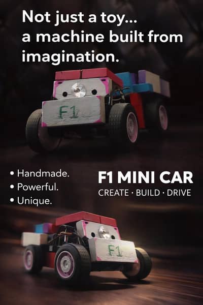 Handmade rechargeable voice action car