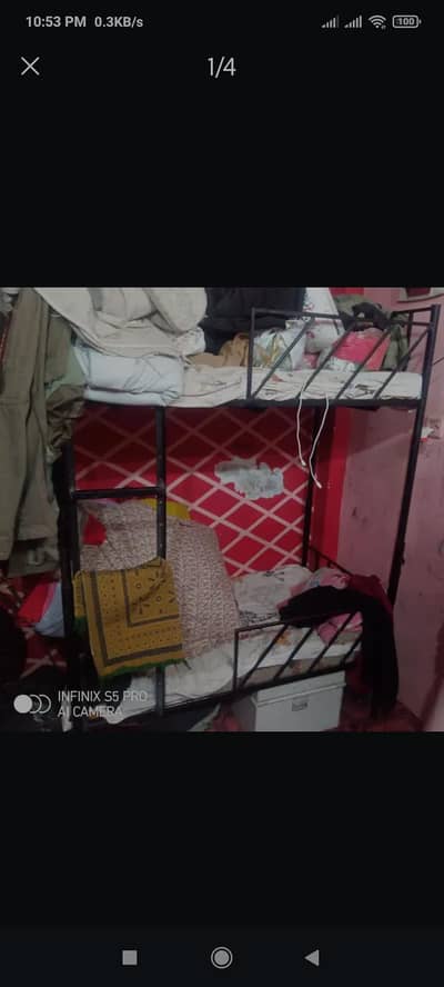 Bunker bed pure metal. . hand made