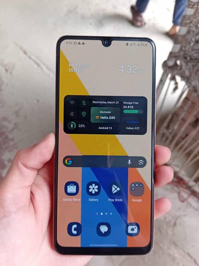 Samsung A22 6/128gb with box