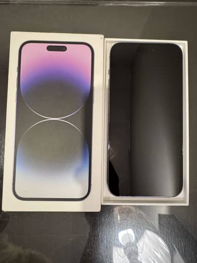 Iphone 14 PRO Max PTA Approved 256gb LLA DEEP PURPLE