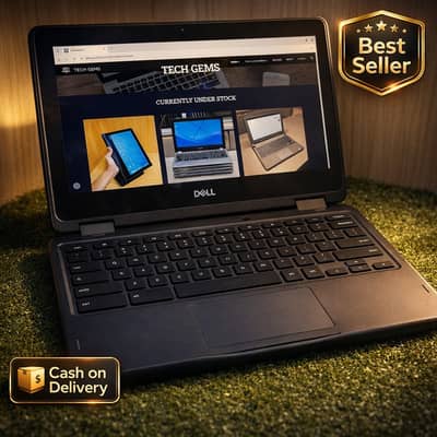 Dell 3100 Chromebook & Windows | Touch & 360° Rotate | Brand New