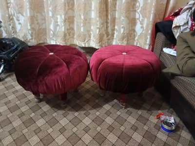 Hand made comfortable 2 sofa chairs