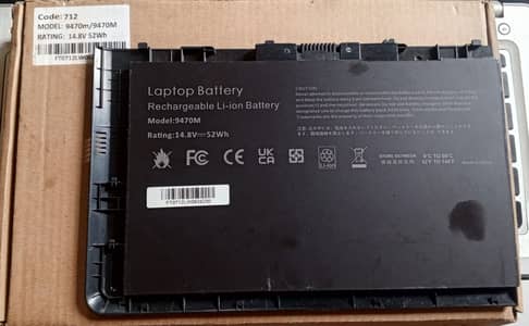 NEW BATTERY FOR LAPTOP HP9470M/9480M