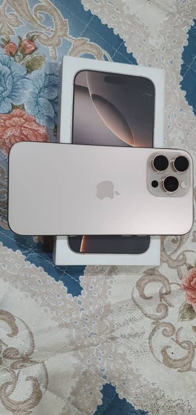 iPhone 16 pro max 256 gb pta approved