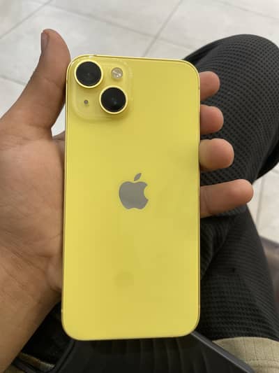 I phone 14 yellow