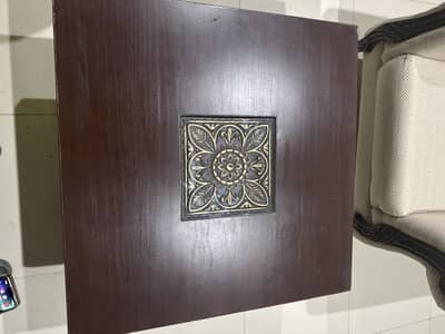 Centre table with side tables