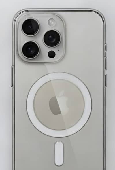 Original Apple Clear Case with Magsafe for iPhone 15 Pro Max