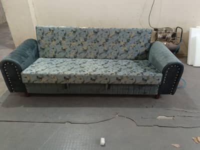 Foldable SofaCumBed 3-in-1 | Space Saver Couch | Bed with Storage