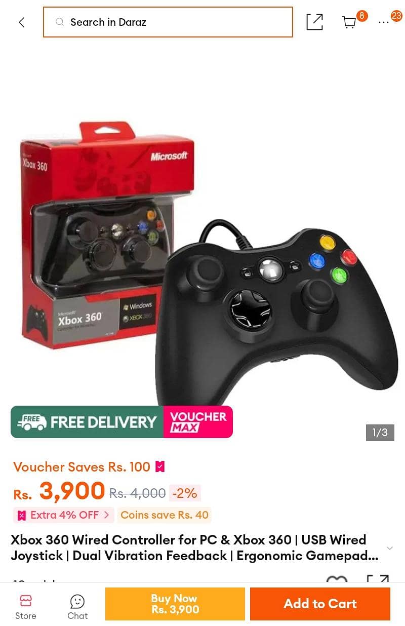 XBOX 360 CONTROLLER (NEW) 2