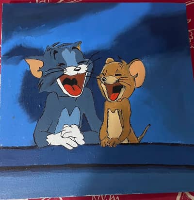 Tom and Jerry Art canvas for Sale