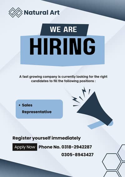 Looking for Sales Associate