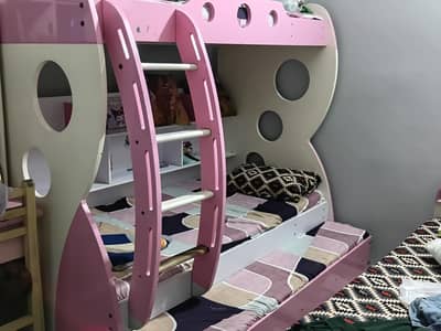 bunk bed for 3 kids