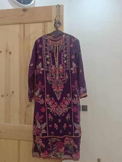 organza party wear suit