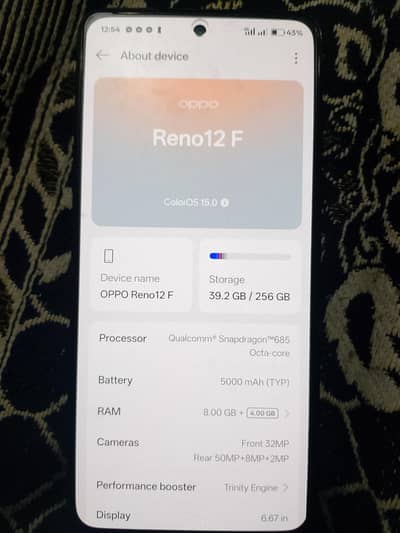 oppo Reno 12f