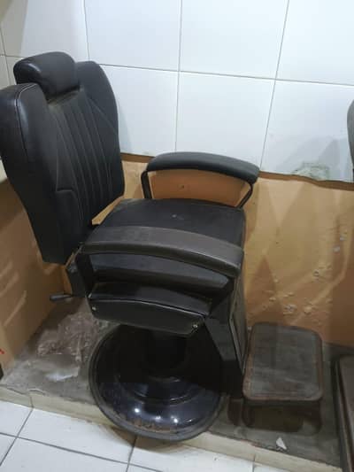 saloon chairs and racks