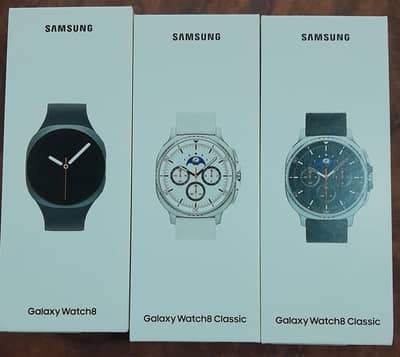 Samsung watch 8 44mm and watch classic 46mm latest sealed pack