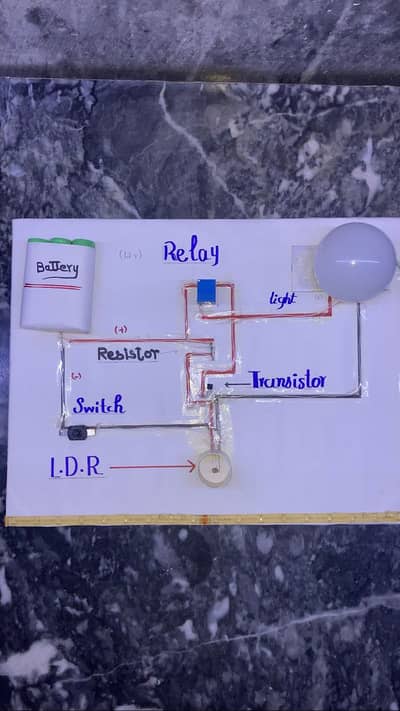 Automatic LDR light for night