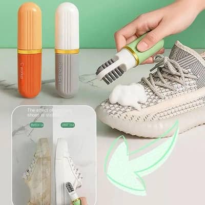portable 3 in 1 shoes brush cleaner