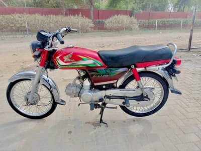 Honda cd 70 red colour 10/9
