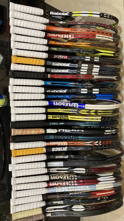 Tennis Rackets Wilson, Babolat, Head