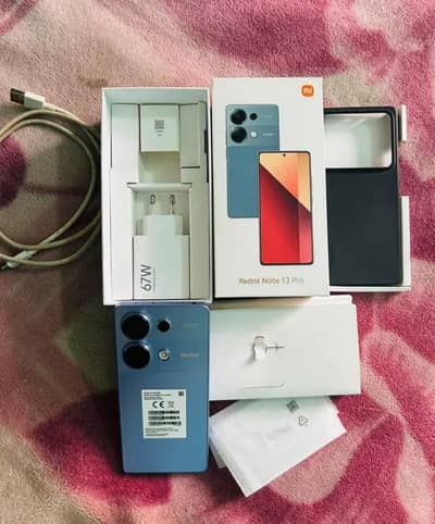Xiaomi Note 13 pro 12 256gp dual SIM PTA Full box  all ok mobile