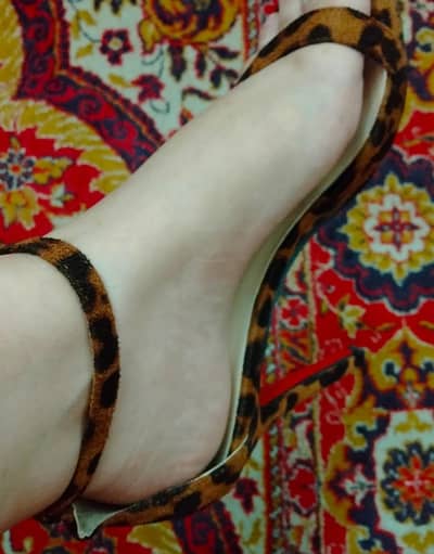 Cheetah print heels
