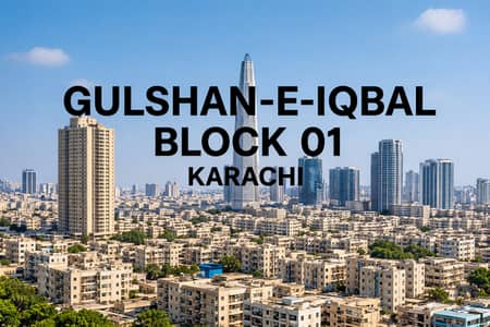 West Open Corner First Floor Subleased Portion For Sale In Gulshan-E-Iqbal Block 1 Karachi