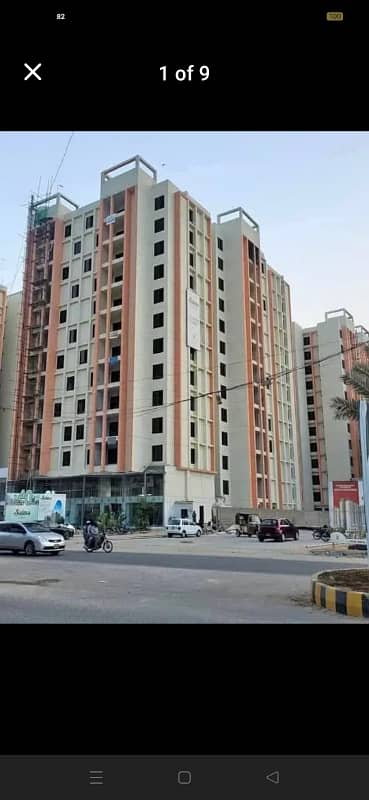 Brand New Project Saima Residencia Flat 2 Beds DD Opp Tulip Towers Scheme 33