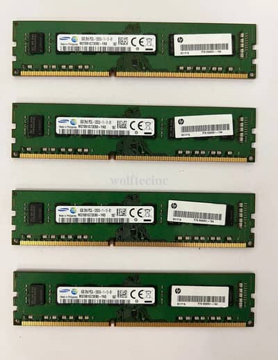 Desktop 8GB Ddr3 1600Mhz 12800U Quantity Availble Fixed Price : 2600