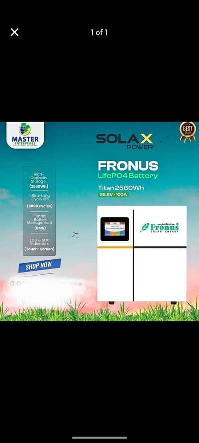 Fronus Lithium Power battery